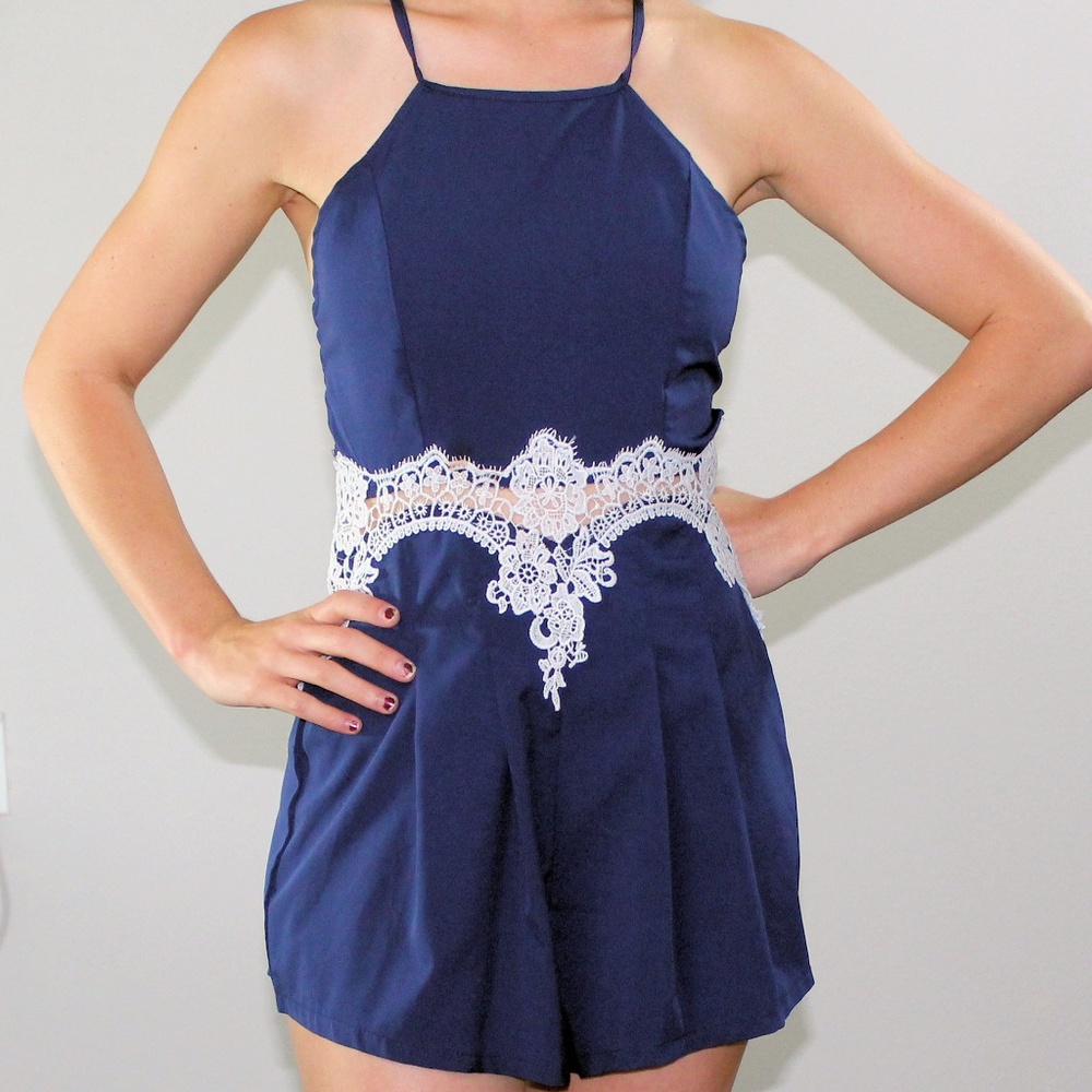 Blue Romper
